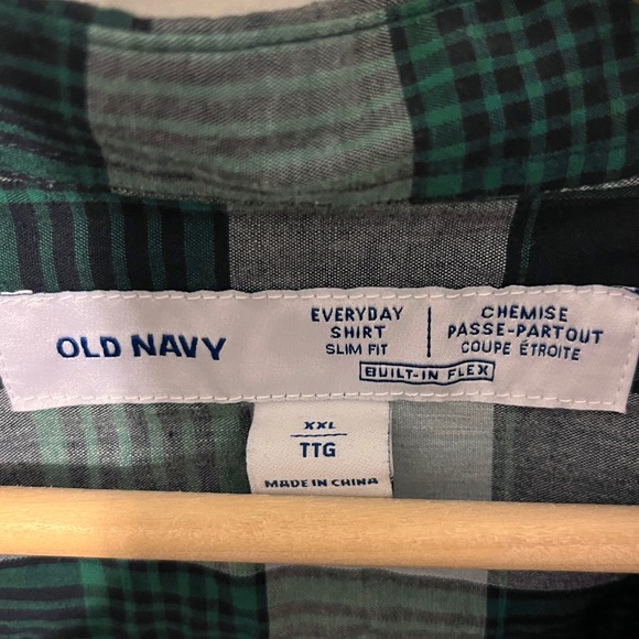 Green Plaid shirt - Picture 3 of 5